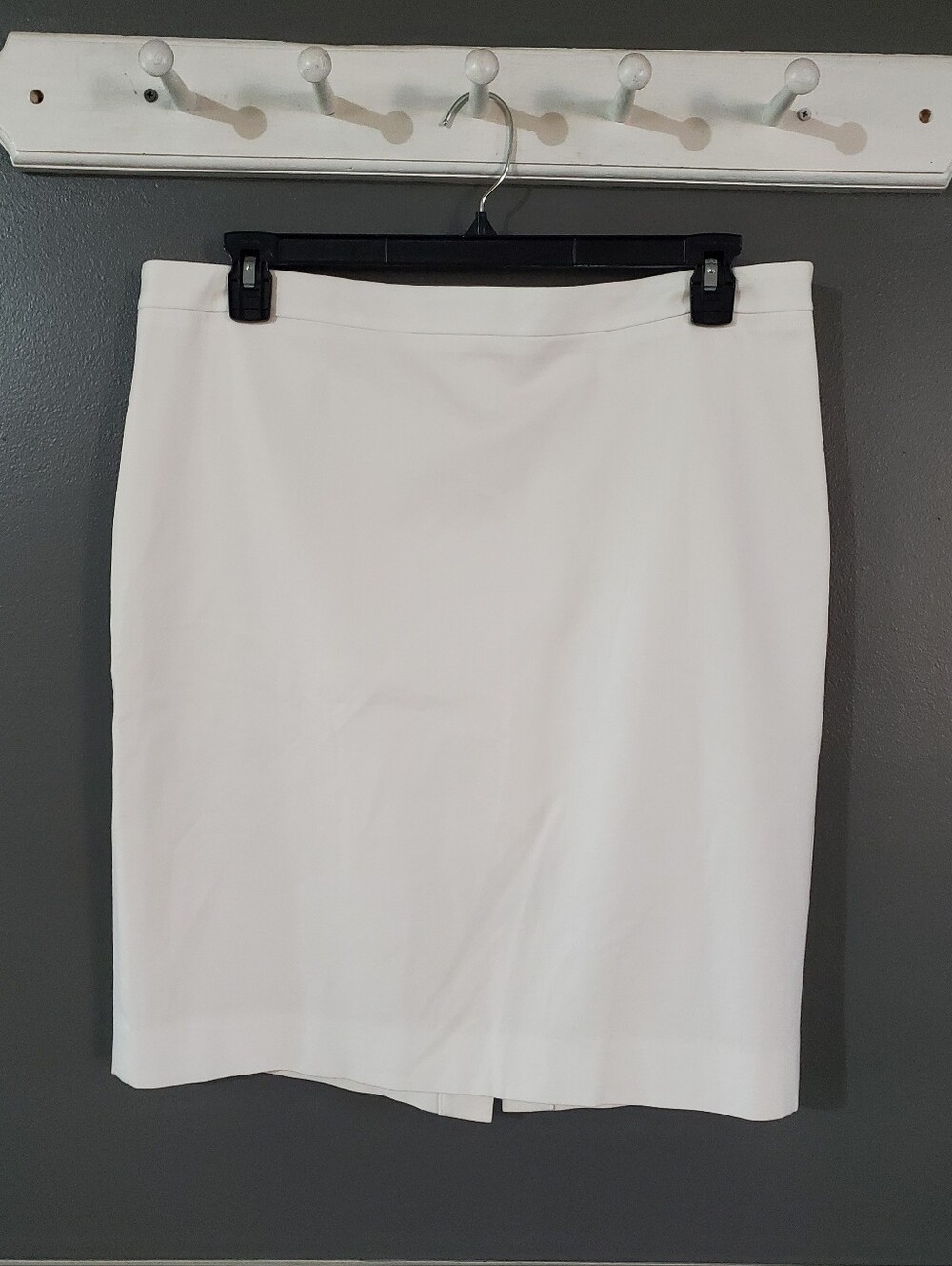 J. CREW Black Label Lined Stretch Cotton Pencil Skirt 16